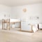 Flash Furniture Dallas Bunk Bed Twin Over Twin, Convertible Solid Wood Bunk Bed Frame w/Ladder, White/Natural MG-0900-30-TTB-WHNAT-GG - alternate 7
