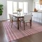 Homeroots 5' X 8' Blush Gray And Ivory Plaid Washable Indoor Outdoor Area Rug 601459 - alternate 7