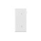 Leviton Wall Plate White 1 gang Thermoplastic Nylon Blank White PSE14-00W - alternate 3