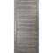 Sartodoors Modern Solid Interior Door with Handle, Planum 0010 Ginger Ash, Single Regural Panel Frame Trims, B PLANUM0010ID-GA-4296 - alternate 1