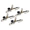 Tie 4 Safe 3'' x 30' Ratchet Strap w/ Chain Extension. WLL: 5,400 LBS Black, 4PK RT20R-1530-F87-BLK-C-4 - alternate 1
