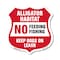 Signmission Alligator Warning Shield Sign Alligator, 12 Inch X 12 Inch, Aluminum Metal Sign SHI-A-12-357 - alternate 1