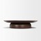 Homeroots 16in Brown Solid Wood Hand Finished Round Vanity Tray 731281 - alternate 7