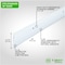 M-D Building Products 36 in. White Aluminum and Vinyl DENY Heavy-duty Screw-on Door Sweep 40715 - alternate 8