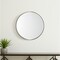 Homeroots 24" Gold Metal Round Accent Mirror 607279 - alternate 1
