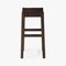 Homeroots 26" Brown Faux Leather and Solid Wood Backless Counter Height Bar Chair 632398 - alternate 5