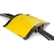 Safeguard Technology 24x20x3in Anti-Slip Pipe & Cable Cover, Two-Toned, FRP Fiberglass Extra Coarse (Offshore), Covers PFSON-BLK/YLW-24x20 - alternate 3