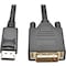 Tripp Lite 3FT DIPSPLAY PORT TO DVI ADAPTER ACTIVE CONVERTER CABLE WITH LATCHES DPORT 1.2 M P581-003-V2 - alternate 3