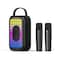 Bobtot Compact Karaoke Machine, Black, 40W sound, 2 wireless mics, 16H play time, waterproof 803778 - alternate 1