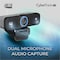 Adesso 4K ULTRA HD FIXED FOCUS USB WEBCAM WITH ADJUSTABLE FIELD OF VIEW ANGLE, BUILT-IN CYBERTRACKK4 - alternate 9