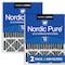 Nordic Pure 20x25x5 Plus Carbon Pleated Air Filter, High Capacity, MERV 12, 2 PK 20x25x5HPM12C-2 - alternate 1