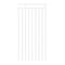 Nuvo Iron 33-in W x 68-in H Glossy Wht Benitoite Gate 36-in W Opening Self Close Hardware W/Dbl Side Handle IBG03368GW - alternate 1