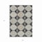 Homeroots 9' X 12' Black And Silver Floral Washable Indoor Outdoor Area Rug 610743 - alternate 8
