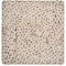 Homeroots 15" Set of Four Ivory And Natural Jute Square Placemats 534175 - alternate 5