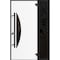 Vdomdoors Front Exterior Prehung Steel Door Ronex1077 Teak Sidelight Exterior Window Sidelite Entry Metal RONEX1077EXD-OAK-W36+16 X H80-LH-I - alternate 1