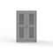 Strong Hold 14 GA Extra Heavy Duty Double Shift Ventilated (Diamond) Cabinet 46-DS-V-246-L - alternate 3