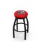 Holland Bar Stool Co 36" Blk Wrinkle Alabama Swivel Bar Stool, Accent Ring L8B2B36AL-Ele - alternate 1
