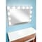Homeroots 28" White Wood Framed Accent Mirror 401505 - alternate 4