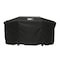 Weber Premium Griddle Cover, 77 in W, 26.4 in D, 39-1/2 in H, Polyester, Black 3400120 - alternate 1
