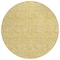 Homeroots 8' Gold And Ivory Round Floral Washable Indoor Outdoor Area Rug 581866 - alternate 7