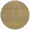 Homeroots 8' Sage And Gold Round Striped Washable Indoor Outdoor Area Rug 615634 - alternate 8