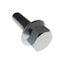 Zoro Select Not Graded, 3/8"-16 Serrated Flange Bolt, Plain Stainless Steel, 1 1/4 in L, 25 PK 1-SFH-37C-125 - alternate 3