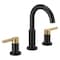 Delta Nicoli Two Handle Widespread Bathroom Faucet 35749LF-GZ - alternate 5