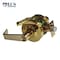 Ecs Hardware Commercial Lever Set Handle, 2-3/4 Standard Backset, Polished Brass, Entrance, Grade 2 ECSH-CL201-PB-ET - alternate 2