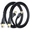 Maximm 1.5ft Cat8 Ethernet Cable with Gold-Plated RJ45 Connector, 2PK, Black, 2PK CAT8-1.5FT-SR-BK-2PK - alternate 1