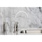 Kingston Brass Bridge Kitchen Faucet with Brass Sprayer, Brushed Nickel KS8268DLBS - alternate 6