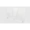 Ghent Partition Extender, Clear Thermoplastic w/ Tape, 30''H x 48''W PEC3048-T - alternate 1