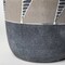 Homeroots 15" Brown And Gray Geometric Cylinder Ceramic Table Vase 380397 - alternate 6