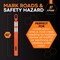 Xpose Safety 48 Pack 42in Ring Loop Orange Traffic Delineator Post, 48PK DLR-ORG-42-48-X - alternate 3