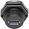 Tripp Lite USB 3.0 COUPLER, SUPERSPEED, 3.0/3.1, INDUSTRIAL - USB-A F/F, SHIELDED, IP68, DU U325-000-IND - alternate 12