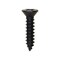 Auveco #8 x 3/4in Phillips Flat Head Tapping Screw Black Oxide Ab, 100PK 10175 - alternate 1