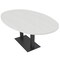 Skutchi Designs Boval Conference Table With Power Unit, 48 in W, 84 in L, White HAR-BOVL-48X84-DOU.BK-WA7976-NA - alternate 1