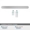 Amerock Rift 5-1/16 inch (128mm) Center-to-Center Polished Chrome Cabinet Pull, 25PK 25VMP3690026 - alternate 5