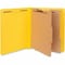 Universal 6-Sect Pressboard End Tab Class Folders, 2 Divs, Letter, Yellow, 10PK UNV10319 - alternate 2