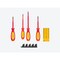 Tekton Phillips, Slotted, Square Insulated Screwdriver Set w/Mod. Org., 4-Piece (#2, 5.5 - 6.5 mm, #2) DVZ90101 - alternate 6