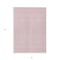 Homeroots 3' X 5' Pink And Silver Geometric Washable Indoor Outdoor Area Rug 594491 - alternate 7