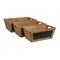 Homeroots Set of Three Brown Solid Wood Crate, 3PK 487686 - alternate 5