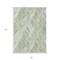 Homeroots 8' X 10' Sage Artichoke Green And Mint Green Geometric Washable Indoor Outdoor Area Rug 589245 - alternate 8