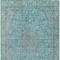 Homeroots 3' X 5' Aqua And Teal Blue Medallion Washable Indoor Outdoor Area Rug 616256 - alternate 6