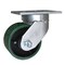 Service Caster 6 Inch Extra Heavy Duty Green Poly on Cast Iron Wheel Swivel Top Plate Caster SCC-KP92S630-PUR-GB - alternate 1