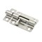 Prime-Line Door and Gate, Slide Barrel Bolt Latch 3 inch with Screws, Stainless Steel (Single Pack) U 117551 - alternate 1