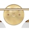 Jonathan Y Louis Parisian Globe 25" 3-Light Metal/Frosted Glass Modern Contemporary LED Vanity Light, Gold Paint JYL3536A - alternate 11