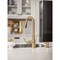 Moen Nolia 1-Handle Pull-Down High Arc Kitchen Faucet Bronzed Gold 87071BZG - alternate 3