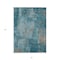 Homeroots 3' X 5' Teal Blue And Gray Abstract Washable Indoor Outdoor Area Rug 596890 - alternate 7