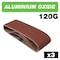 Trend Aluminum Oxide 3x18 Inch 120 Grit Sanding Belt, Pack of 3, AB/B75/120A, 3PK U*AB/B75/120A - alternate 1