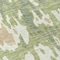 Homeroots 8' Sage And Ivory Round Abstract Washable Indoor Outdoor Area Rug 613316 - alternate 5